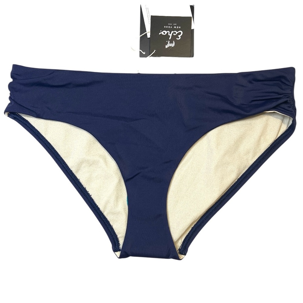 ECHO New York‎ Bikini Bottoms Hipster-Style, Color Navy Blue, Size Medium